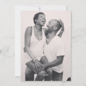 Frohe Weihnachts-Goldkalligraphie-Fotokarte Feiertagskarte (Rückseite)