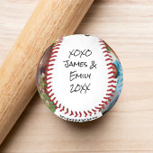 Frohe Weihnachts-Grandpa-Foto Baseball