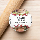 Frohe Weihnachts-Grandpa-Foto Baseball