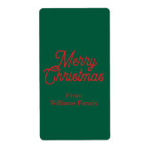 Frohe Weihnachts Grün Drehbuch Urlaub (Vorne)