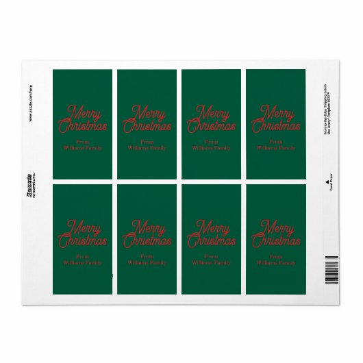 Frohe Weihnachts Grün Drehbuch Urlaub (Vorne)