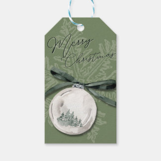 Frohe Weihnachts-Grün-Ornament, Weihnachtsgeschenk Geschenkanhänger