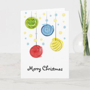 Frohe Weihnachts-Grüße-Karte Feiertagskarte