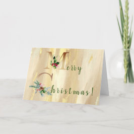 Frohe Weihnachts-Grüße-Karte Karte