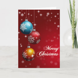 Frohe Weihnachts-Grußkarte - Anpassbar Feiertagskarte