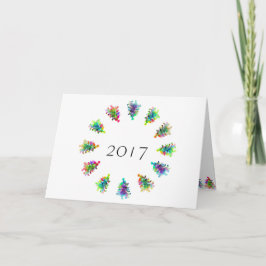 Frohe Weihnachts-Grußkarte. Feiertagskarte