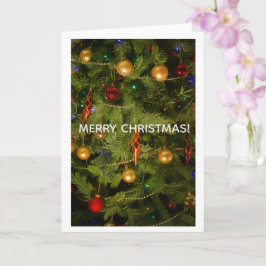 Frohe Weihnachts-Grußkarte Karte
