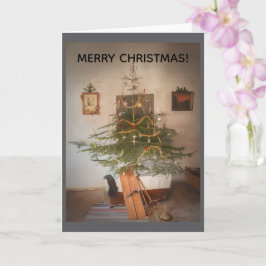 Frohe Weihnachts-Grußkarte Karte
