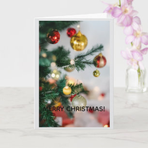 Frohe Weihnachts-Grußkarte Karte