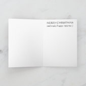 Frohe Weihnachts-Grußkarte "Weihnachtsmann" Feiertagskarte (Innenseite)