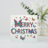 Frohe Weihnachts-Grußkarten Karte (Stehend Vorderseite)