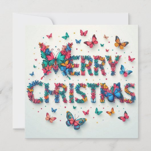 Frohe Weihnachts-Grußkarten Karte (Vorderseite)