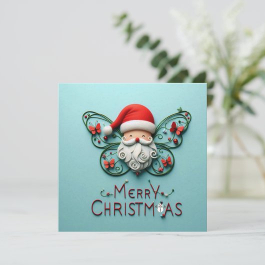 Frohe Weihnachts-Grußkarten Karte (Stehend Vorderseite)