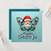 Frohe Weihnachts-Grußkarten Karte (Vorderseite/Rückseite Beispiel)