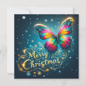 Frohe Weihnachts-Grußkarten Karte (Vorderseite)