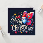 Frohe Weihnachts-Grußkarten Karte (Vorderseite/Rückseite Beispiel)