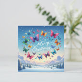 Frohe Weihnachts-Grußkarten Karte (Stehend Vorderseite)