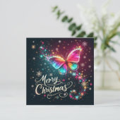 Frohe Weihnachts-Grußkarten Karte (Stehend Vorderseite)