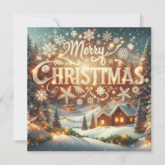 Frohe Weihnachts-Grußkarten Karte