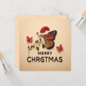 Frohe Weihnachts-Grußkarten Karte (Vorderseite/Rückseite Beispiel)