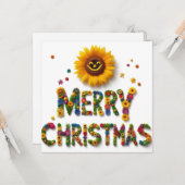 Frohe Weihnachts-Grußkarten Karte (Vorderseite/Rückseite Beispiel)