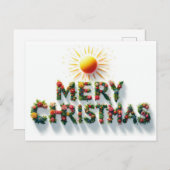 Frohe Weihnachts-Grußkarten Postkarte (Vorne/Hinten)