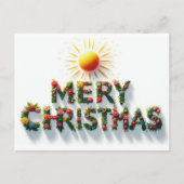 Frohe Weihnachts-Grußkarten Postkarte (Vorderseite)