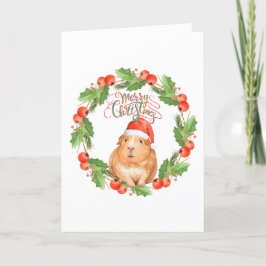 Frohe Weihnachts-Guinea Grußkarte Karte