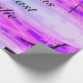 Frohe Weihnachts Gymnast Individuelle Name Wrappin Geschenkpapier (Ecke)