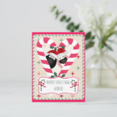 Frohe Weihnachts-Habibi-Weihnachtskarte Feiertagspostkarte (Stehend Vorderseite)