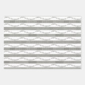 Frohe Weihnachts-Hahnentrittmuster Tree Santa Patt Geschenkpapier Set (Vorderseite 2)