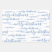 Frohe Weihnachts-Handschrift für Kalligrafie Geschenkpapier Set (Vorderseite 3)
