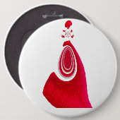 Frohe Weihnachts-Happy Holiday Zuhause zu Weihnach Button (Vorne & Hinten)