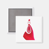 Frohe Weihnachts-Happy Holiday Zuhause zu Weihnach Magnet (Vorderseite/Rückseite)