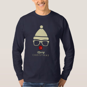 Frohe Weihnachts-Hipster Rudolph Men's T - Shirt