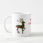 Frohe Weihnachts-Hirsch-Tasse Kaffeetasse (Links)