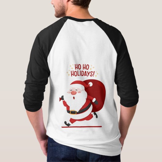Frohe Weihnachts-Hirsche, Stern und T - Shirt des (Rückseite)