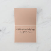 Frohe Weihnachts-Hollies-Karte Dankeskarte (Innenseite)