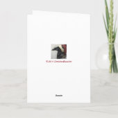 Frohe Weihnachts-Honey-Bienen Feiertagskarte (Rückseite)