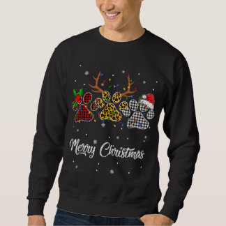 Frohe Weihnachts Hund Paw Kostüm Hund Lover Xmas G Sweatshirt
