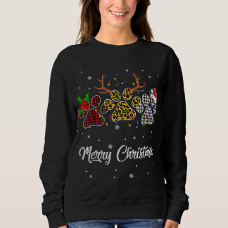 Frohe Weihnachts Hund Paw Kostüm Hund Lover Xmas G Sweatshirt