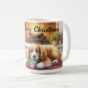Frohe Weihnachts-Hund-Tasse Kaffeetasse