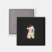 Frohe Weihnachts-Hund Xmas Tree Ugly Magnet (Vorderseite/Rückseite)