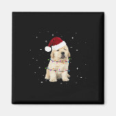 Frohe Weihnachts-Hund Xmas Tree Ugly Magnet (Vorne)