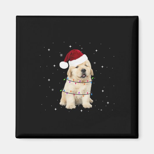 Frohe Weihnachts-Hund Xmas Tree Ugly Magnet (Vorne)