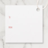 Frohe Weihnachts-Hunde Urlaub Trolly Geschenkanhänger (Rückseite)