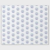 Frohe Weihnachts-Ice-Skate Snowflake-Design Geschenkpapier (Flach)