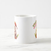 Frohe Weihnachts-Igel Kaffeetasse (Mittel)