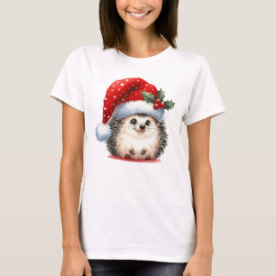 Frohe Weihnachts-Igel T-Shirt
