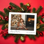 Frohe Weihnachts-Instant-Foto<br><div class="desc">Schicken Sie Ihre Urlaubswünsche mit Ihrer Weihnachts-Foto-Urlaubskarte ein wenig Retro-Spaß. Auf der Rückseite kann ein anderes Foto,  dasselbe Foto,  hinzugefügt oder der Hintergrund verlassen werden.</div>